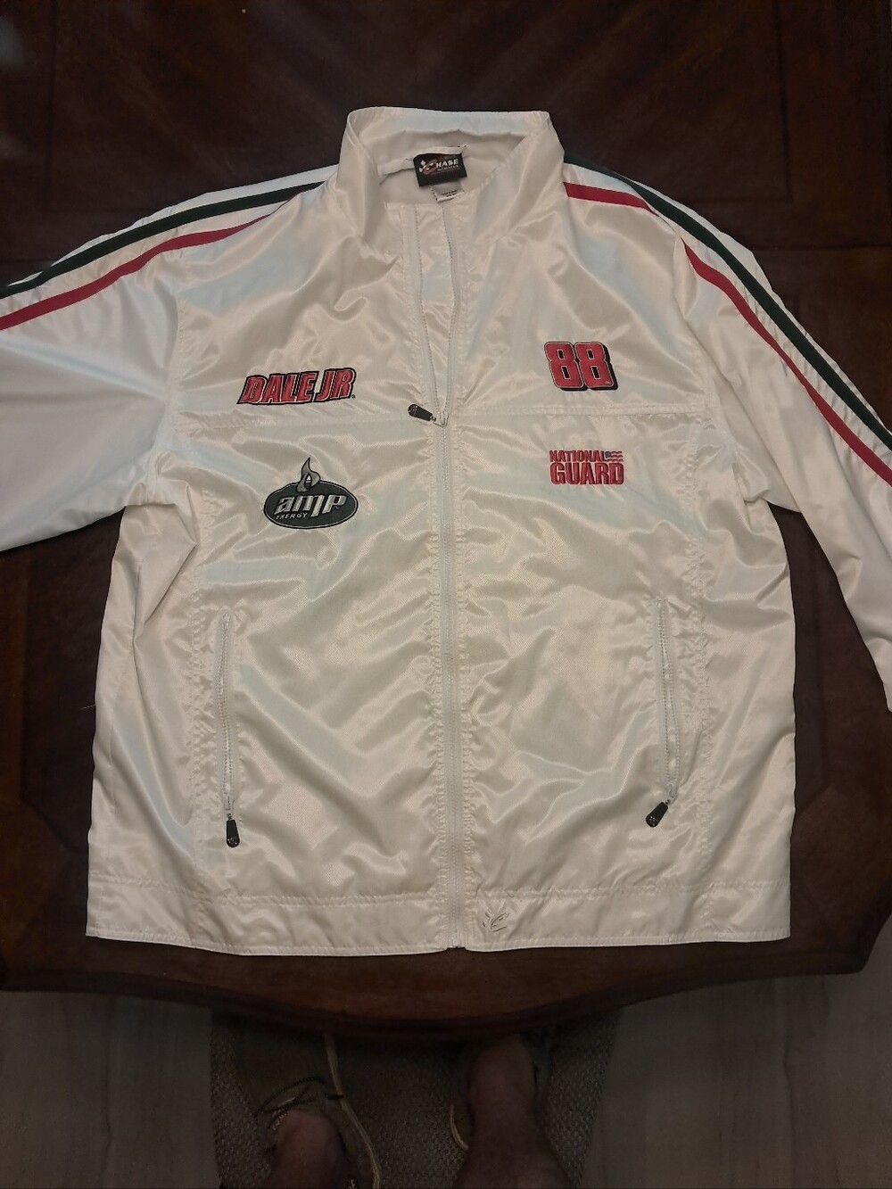 White Men's Dale Earnhardt Racing Jacket